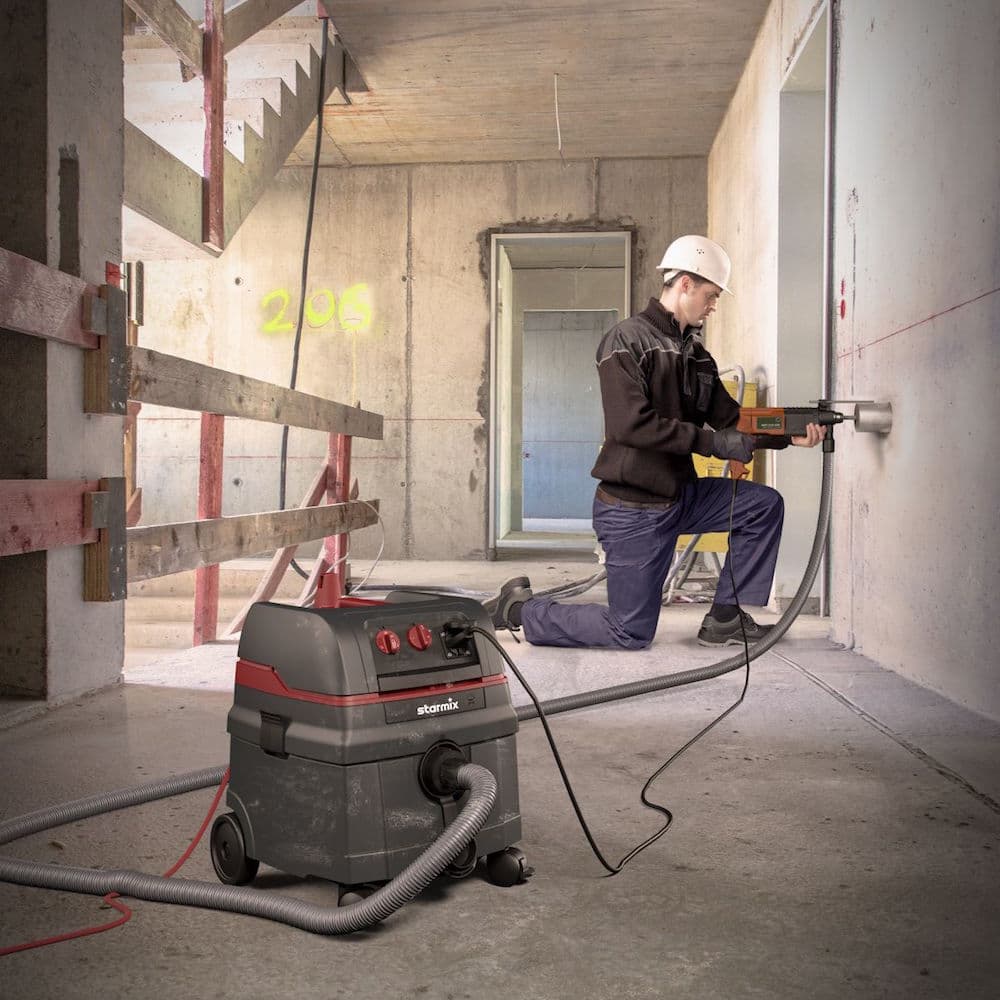 Строительный пылесос для работы с токсичной пылью класса M Starmix ISC M 1625 Safe 018591 Starmix